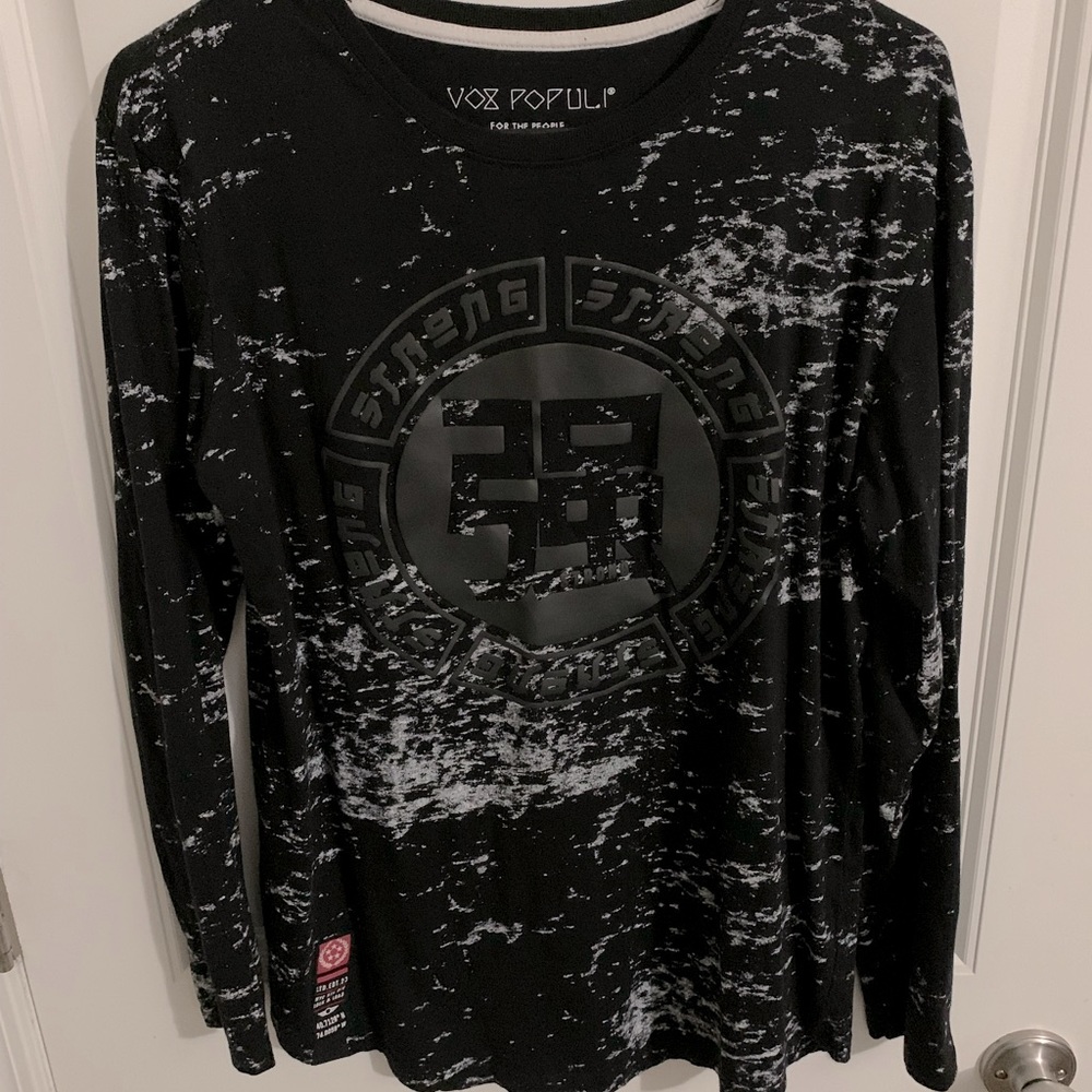 Vox Populi black long sleeve shirt